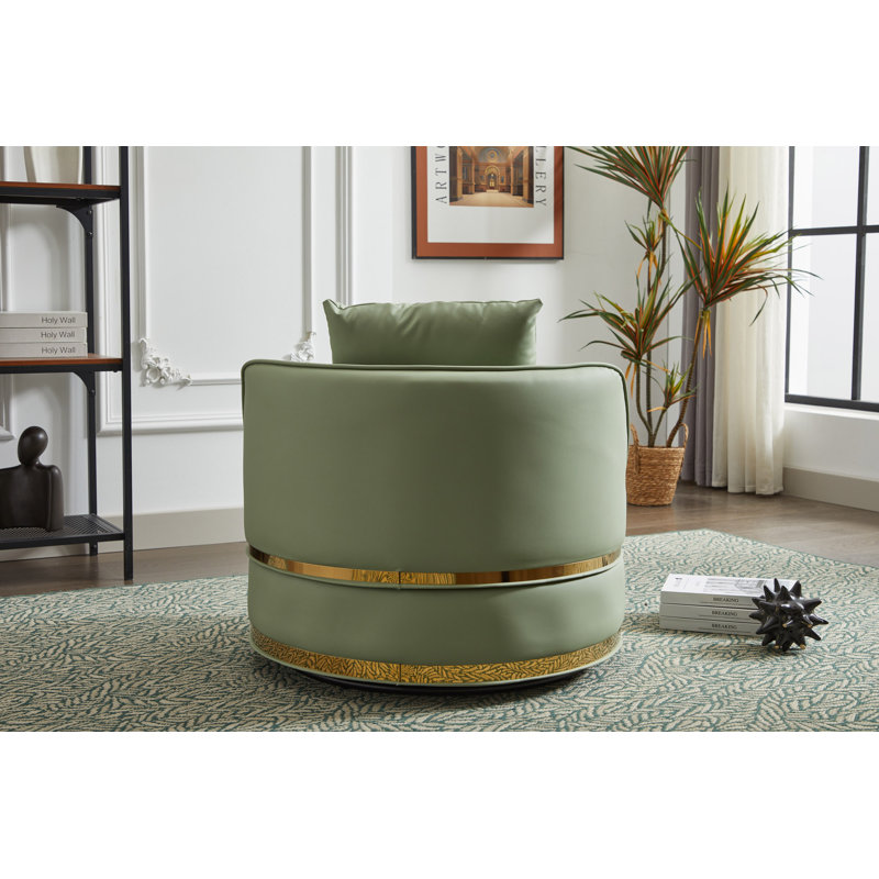 Mercer41 Swivel Accent Chair Barrel Chair For Living Room Bedroom Wayfair